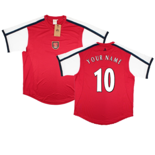 Arsenal Retro Badge Home Shirt (Your Name)
