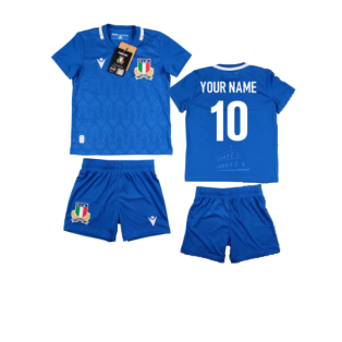 2022-2023 Italy Home Rugby Mini Kit (Your Name)