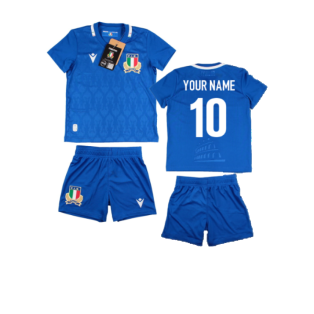 2022-2023 Italy Home Rugby Infant Baby Kit (Your Name)