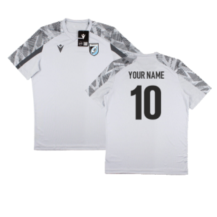 2022-2023 Cardiff Rugby Training Poly Dry Shirt (Grey) (Your Name)
