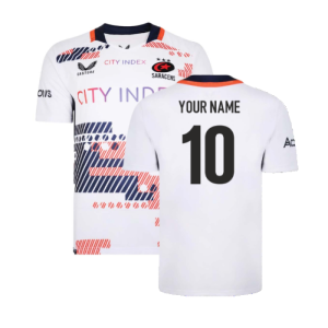 2022-2023 Saracens Away Rugby Shirt (Your Name)