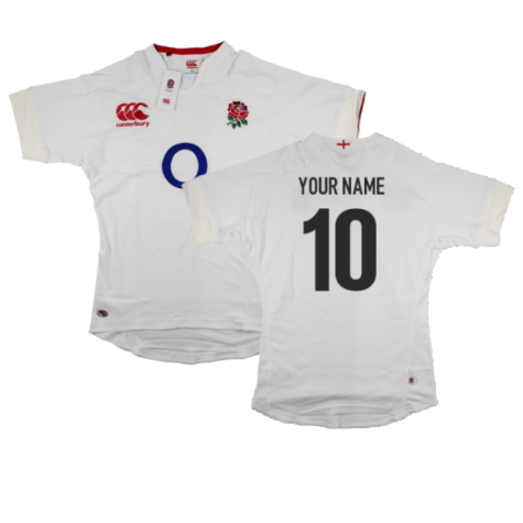 2012-2013 England Home Test Rugby Shirt (Your Name)