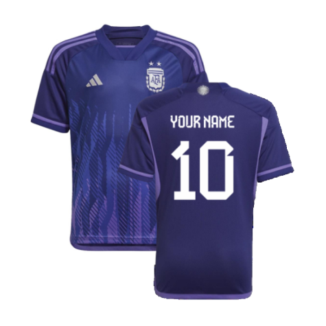 2022-2023 Argentina Away Shirt (Kids) (Your Name)