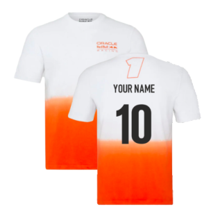 2023 Red Bull Racing Unisex Verstappen Tee (Exotic Orange) (Your Name)