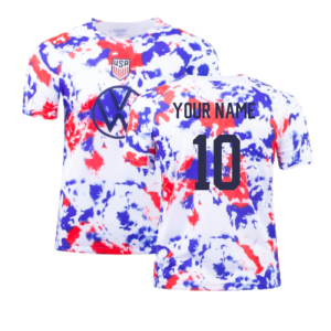 2022-2023 USA Pre Match Football Jersey (Your Name)