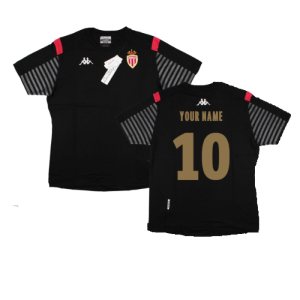 2019-2020 Monaco Official T-Shirt (Black) (Your Name)