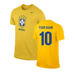2014-2015 Brazil Core Crest Tee (Yellow)