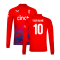 2023 England Cricket T20 Replica Long Sleeve Jersey (Your Name)