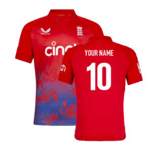 2023 England Cricket T20 Replica SS Jersey (Your Name)
