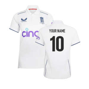 2023 England Test Replica Short Sleeve Jersey (Kids)