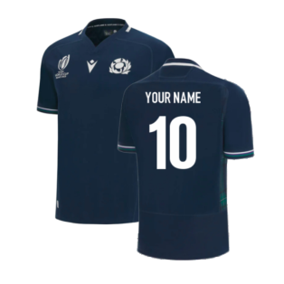 Scotland RWC 2023 Home Replica Rugby Shirt (Your Name)