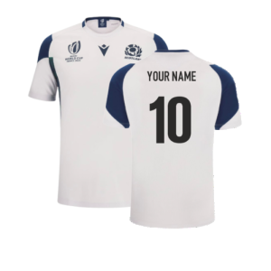 Scotland RWC 2023 Rugby Training T-Shirt - White