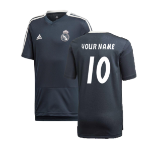 2018-2019 Real Madrid Training Shirt (Onix) - KIds