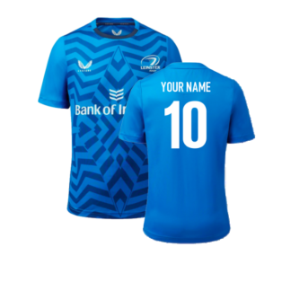 2023-2024 Leinster Rugby Training Tee (Blue) (Your Name)