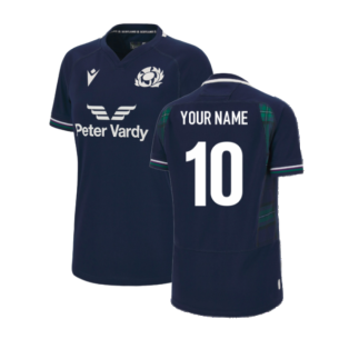 2023-2024 Scotland Rugby Home Poly Replica Shirt (Ladies) (Your Name)