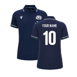 2023-2024 Scotland Rugby Home Cotton Shirt (Ladies) (Your Name)