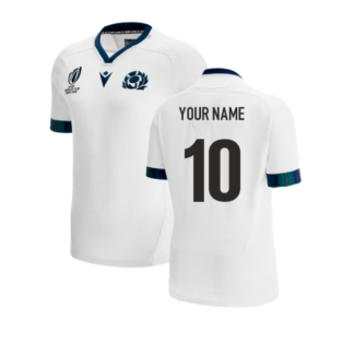 Scotland RWC 2023 Away Rugby Body Fit Shirt (Your Name)