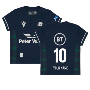 2023-2024 Scotland Home Baby Rugby Shirt (Your Name)