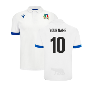 2023-2024 Italy Rugby Cotton Away Shirt (Your Name)