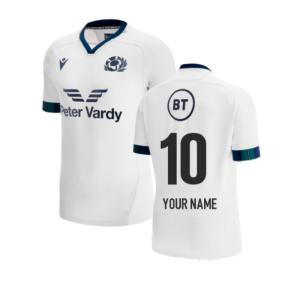 2023-2024 Scotland Alternate Authentic Body Fit Rugby Shirt (Your Name)