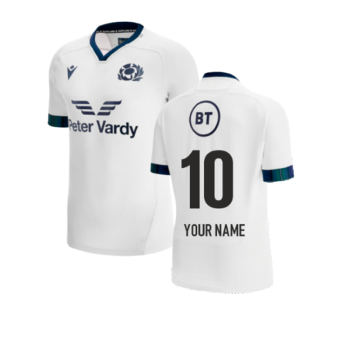 2023-2024 Scotland Alternate Authentic Body Fit Rugby Shirt (Your Name)