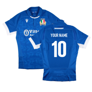 2023-2024 Italy Rugby Home Authentic Body Fit Shirt