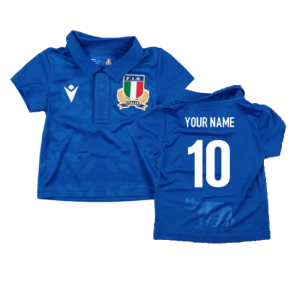 2023-2024 Italy Rugby Home Little Boys Shirt