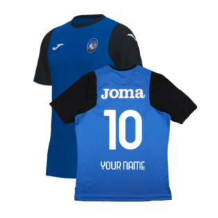2023-2024 Atalanta Training Shirt (Blue) (Your Name)