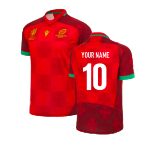 Portugal RWC 2023 Home Replica Rugby Shirt (Your Name)