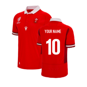 Wales RWC 2023 Welsh Home Rugby Shirt (Your Name)