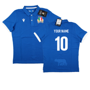 2023-2024 Italy Rugby Home Cotton Shirt (Kids) (Your Name)