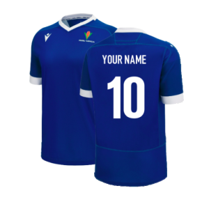 2023-2024 Samoa Home Rugby Poly Replica Shirt (Your Name)