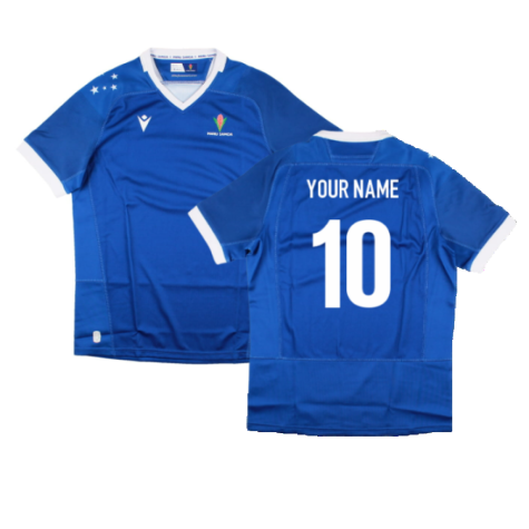 2023-2024 Samoa Away Rugby Poly Replica Shirt (Kids) (Your Name)