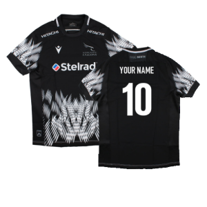 2023-2024 Newcastle Falcons Rugby Training Jersey (Black)
