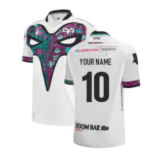2023-2024 Ospreys Rugby Alternate Poly Replica Shirt (Your Name)