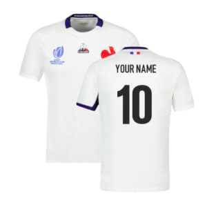 France RWC 2023 Away Rugby Shirt (Your Name)