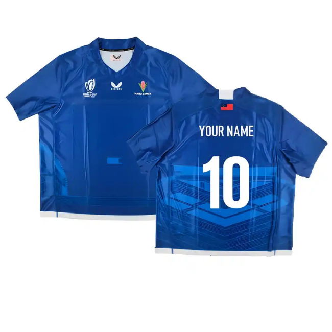 Samoa RWC 2023 Replica Home Rugby Shirt (Your Name)