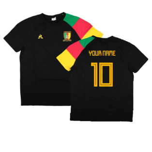 2019-2020 Cameroon Fanwear Tee (Black) (Your Name)