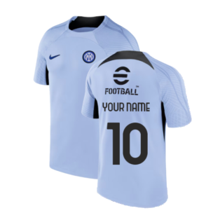 2023-2024 Inter Milan Strike Training Shirt (Marine) (Your Name)
