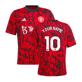 2023-2024 Man Utd Pre-Match Shirt (Red) - Kids (Your Name)