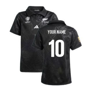 2023-2024 New Zealand All Blacks Rugby Home Shirt (Kids) (Your Name)