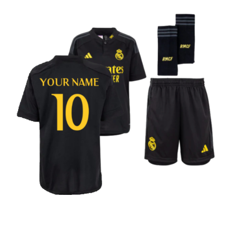 2023-2024 Real Madrid Third Youth Kit (Your Name)