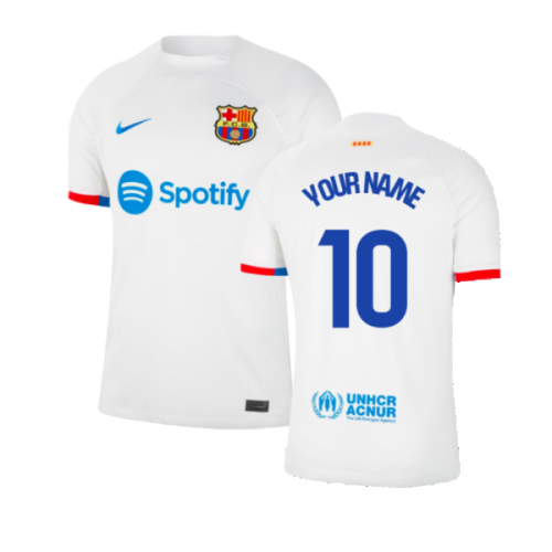 2023-2024 Barcelona Away Shirt (Your Name)