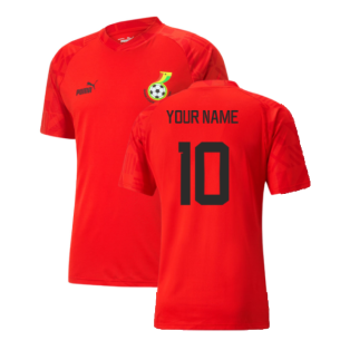 2022-2023 Ghana Pre Match Jersey (Red) (Your Name)