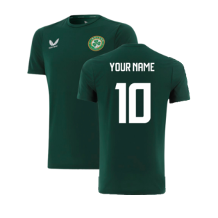 2023-2024 Republic of Ireland Players Travel T-Shirt (Botanical) (Your Name)