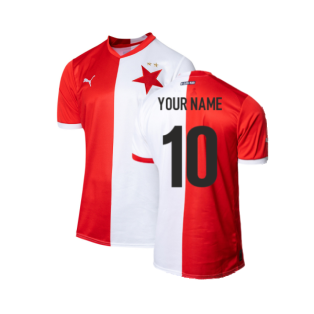 2022-2023 Slavia Prague Home Shirt (Your Name)