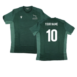 2023-2024 Newcastle Falcons Travel Player T-Shirt (Your Name)