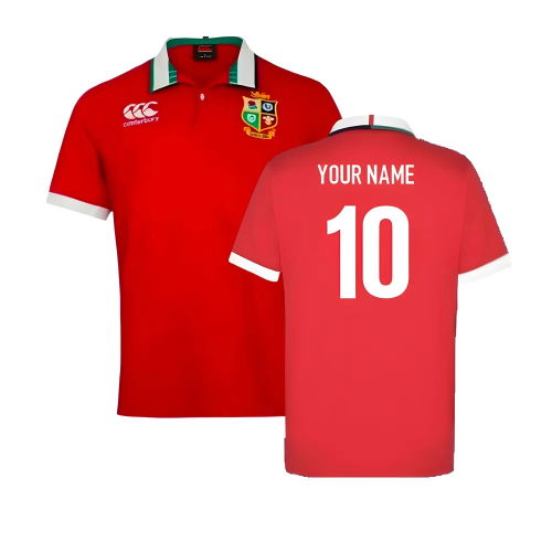 2021 British & Irish Lions SS Classic Rugby Shirt Mens (Your Name)  2021 British & Irish Lions SS Classic Rugby Shirt Mens (Your Name)