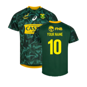 2018-2019 South Africa Springboks Sevens Mens Home Rugby Shirt