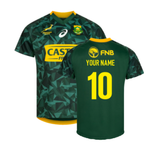 2018-2019 South Africa Springboks Sevens Mens Home Rugby Shirt (Your Name)